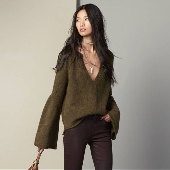 Free People Sweaters - Free People Lovely Lines Sweater